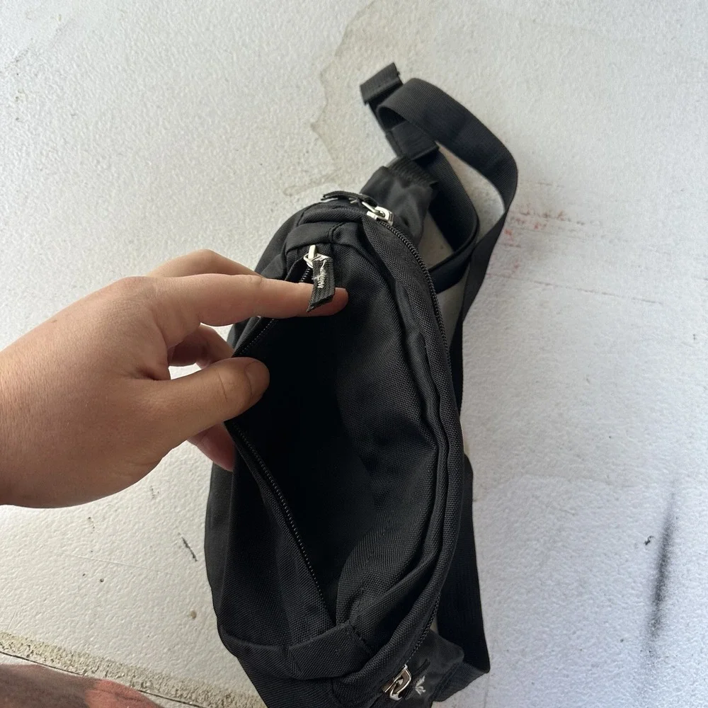 Vintage 90s Jansport Fanny Pack‎ Daypack Aztec Black USA
